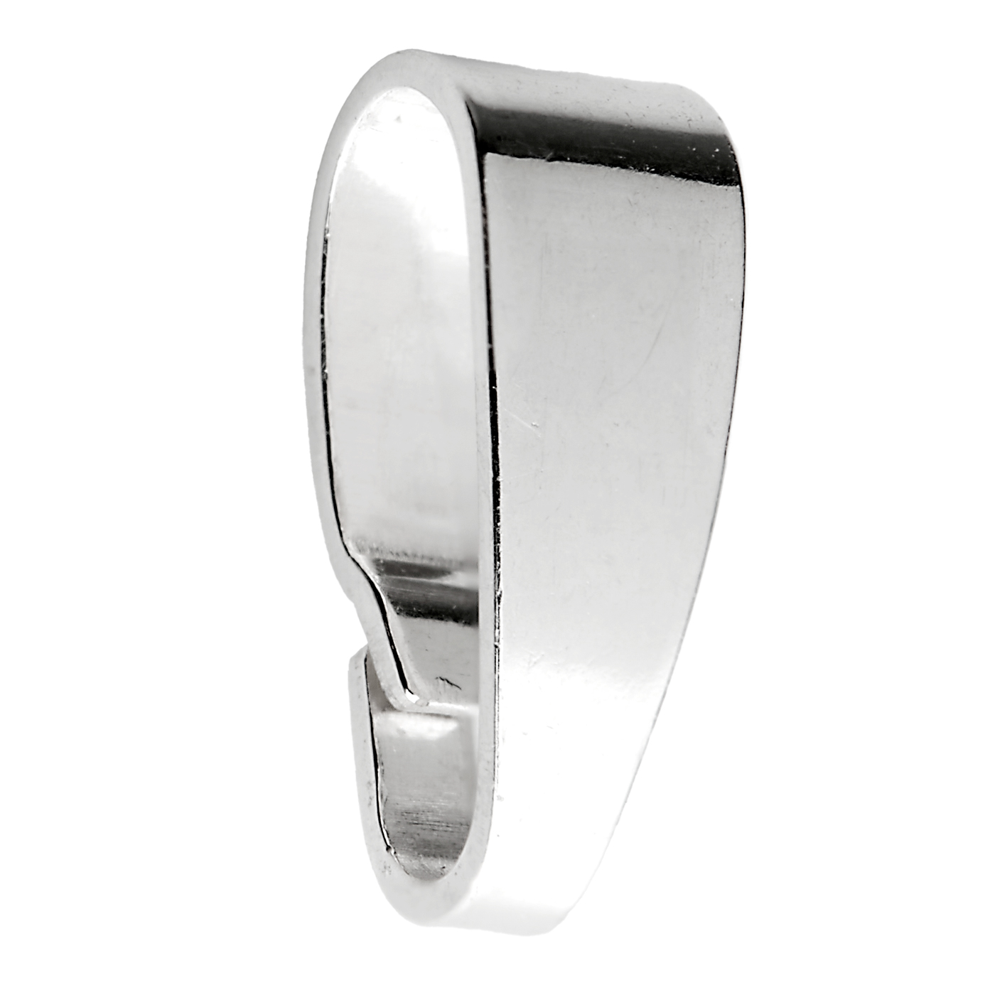 Anhängerschlaufe, 925 Ag, 3 x 8 mm, poliert - 1 Stück