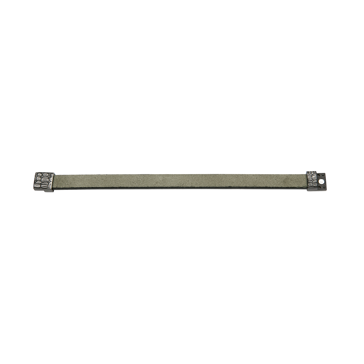 Suede Bracelet, Green, Length 19 cm - 1 piece
