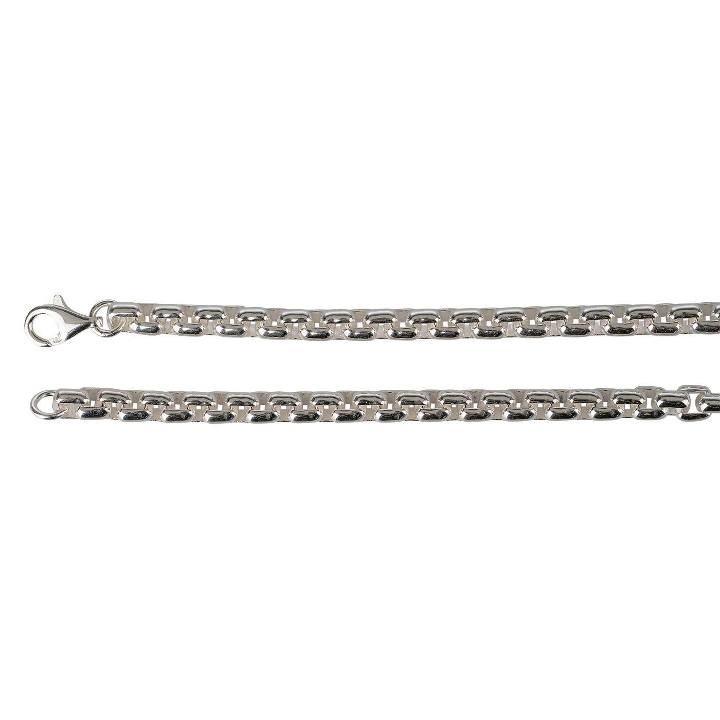 Inca Chain, 925 Ag, 6 mm, 60 cm - 1 piece
