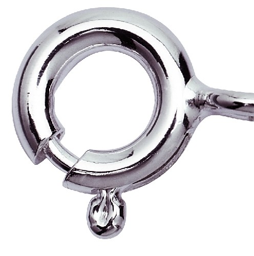 Curb Chain, 925Ag, 1.05 mm, 42 cm - 1 piece