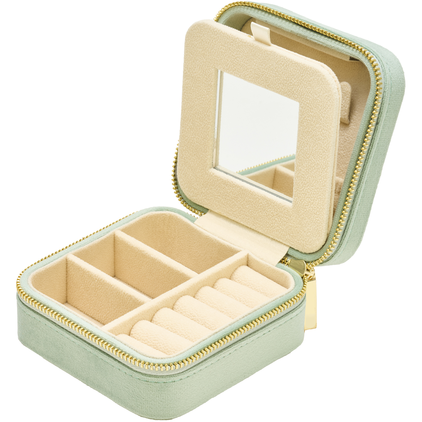 Socases Schmuckkästchen, lime cream, 100 x 100 x 50 mm - 1 Stück Socases Schmuckkästchen, lime cream, 100 x 100 x 50 mm - 1 Stück
