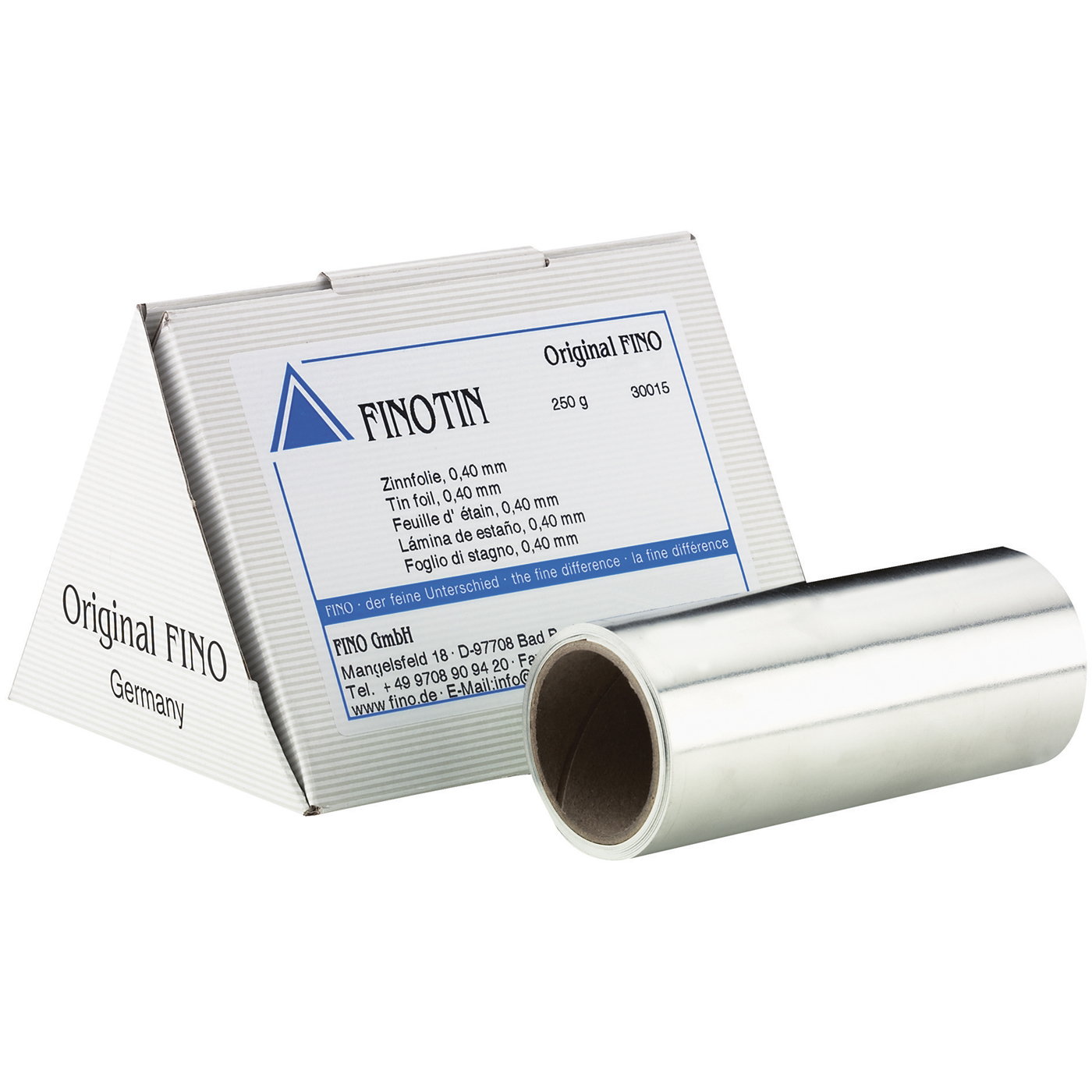 FINOTIN Tin Foil, 0.40 mm - 250 g