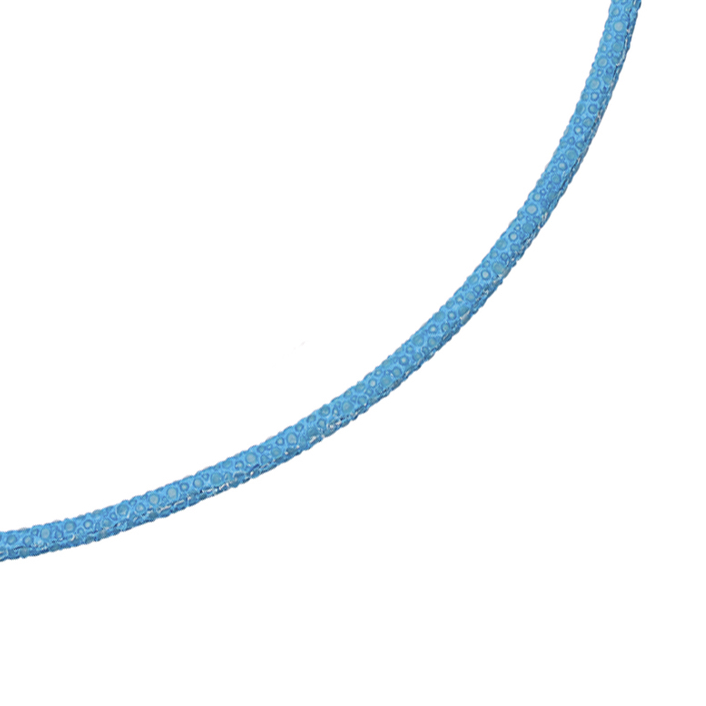 Rochenlederband, turquoise, ø 4 mm, 45 cm - 1 Stück