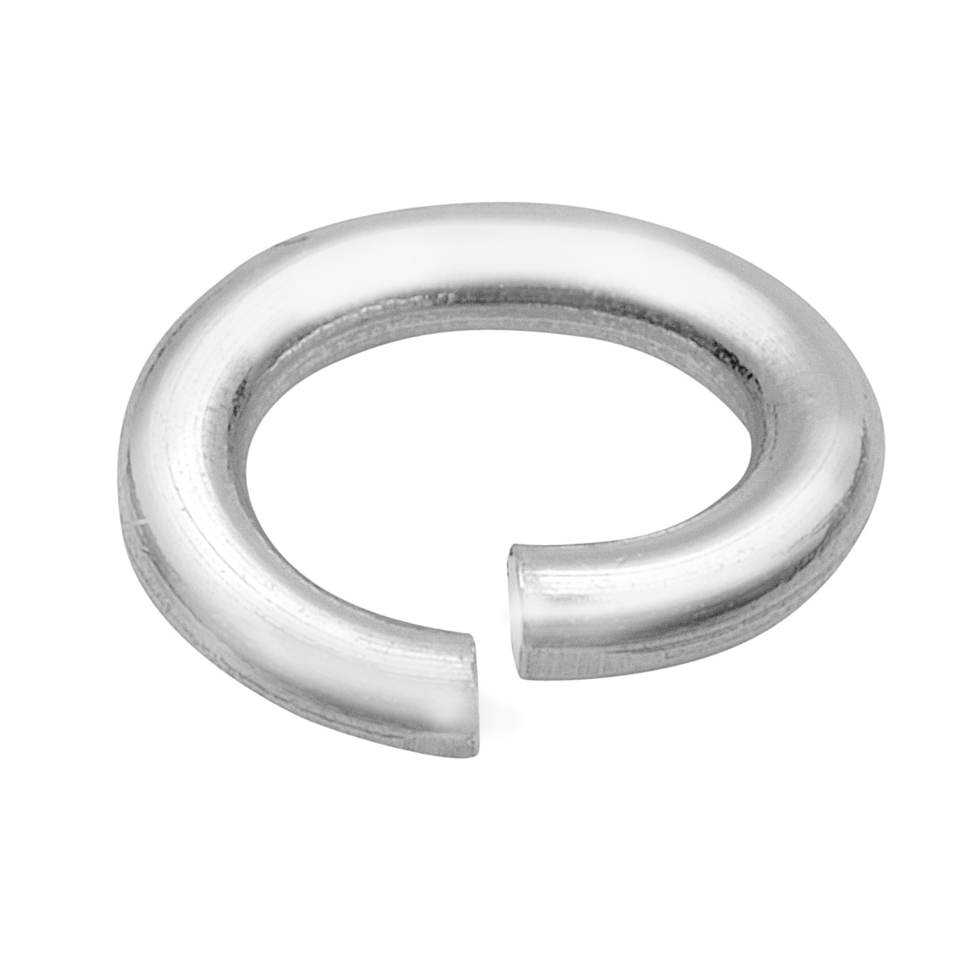 Binding Rings, oval, 925Ag, ø 5 mm - 10 pieces