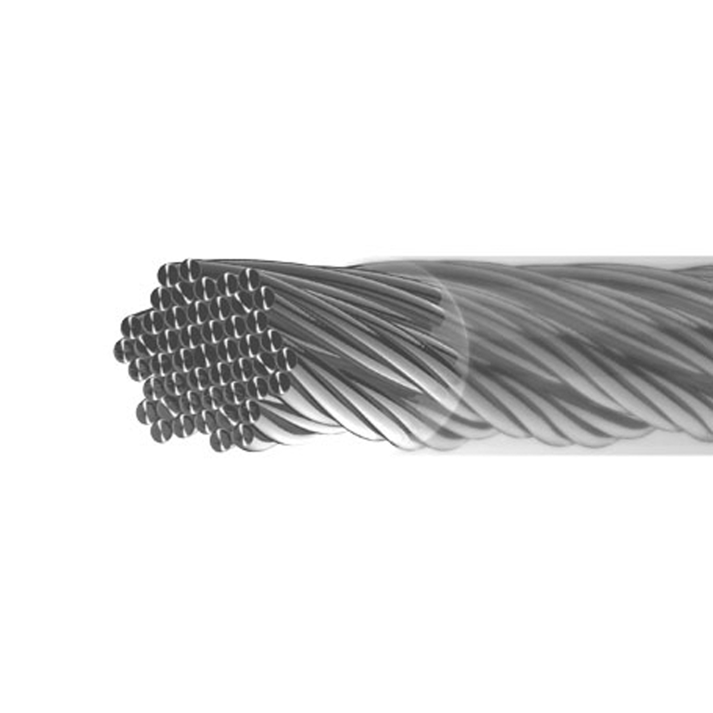 Jewelry Wire Steel Wire, Steel-Coloured, 19 Strands,ø 0.45mm - 9,15 m