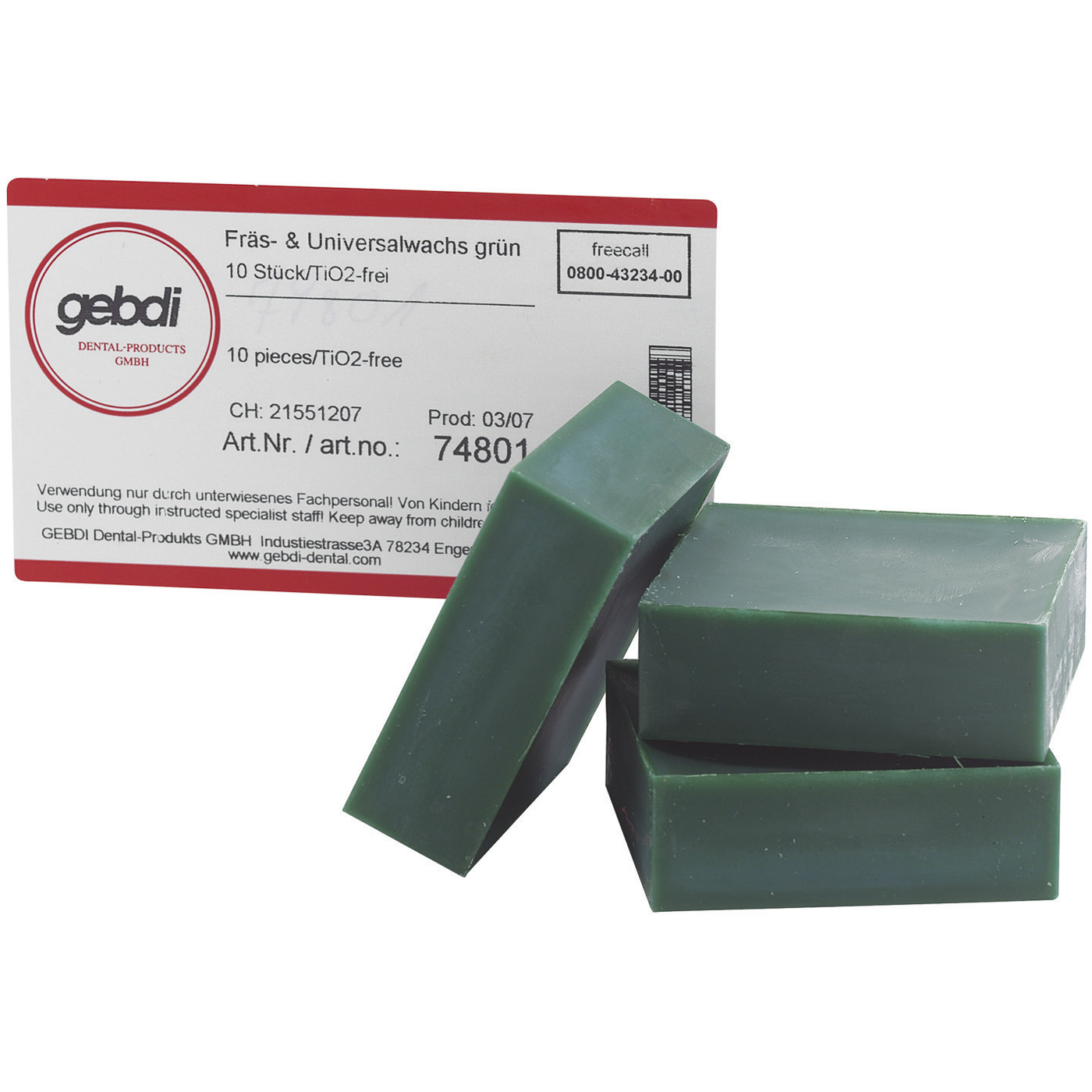 Milling Wax, Green - 10 x 53 g