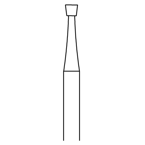 Bevel Milling Cutter, Fig. 2, ø 1.8 mm - 1 piece