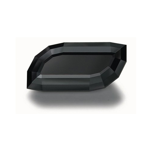 Zirconia, Black, 8.00 x 4.00 mm, Doe Eyed Cut - 1 piece