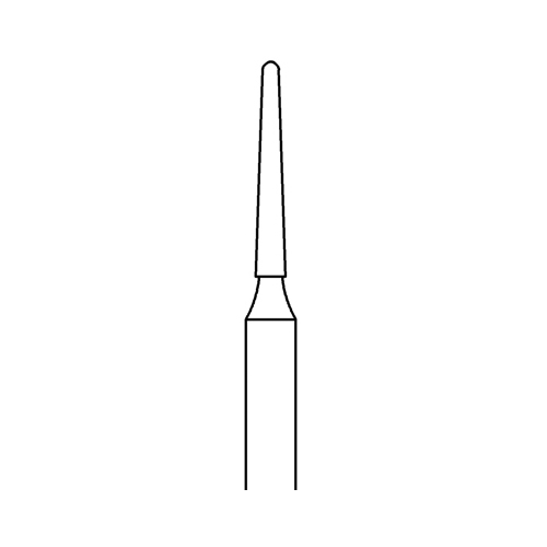 Busch Diamantschleifkörper, konisch, Fig. 8850, ø 1,4 mm - 1 Stück