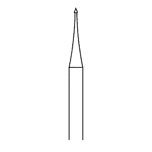 Spitzfräser, Fig. 5, ø 0,8 mm - 1 Stück