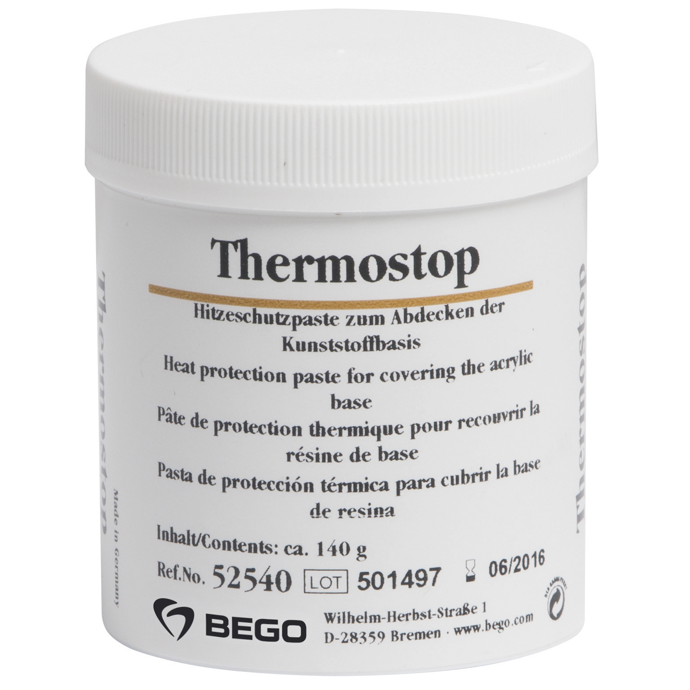 Bego Thermostop Hitzeschutzpaste - 140 g