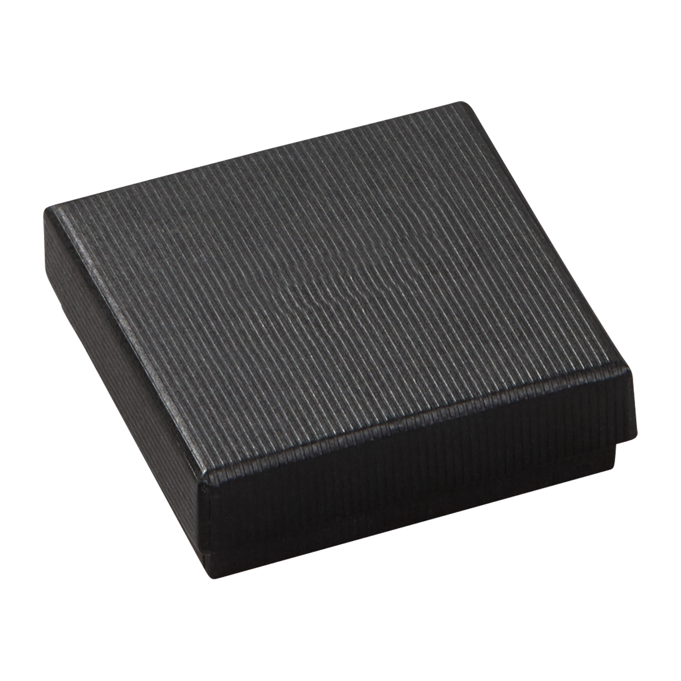 Schmucketui "Classics", schwarz, 60 x 60 x 19 mm - 1 Stück Schmucketui "Classics", schwarz, 60 x 60 x 19 mm - 1 Stück