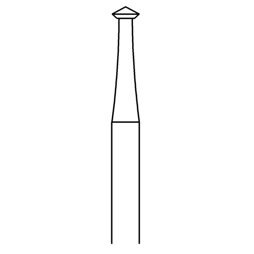 Doppelkegelfräser, Fig. 446, 70°, ø 2,3 mm - 1 Stück