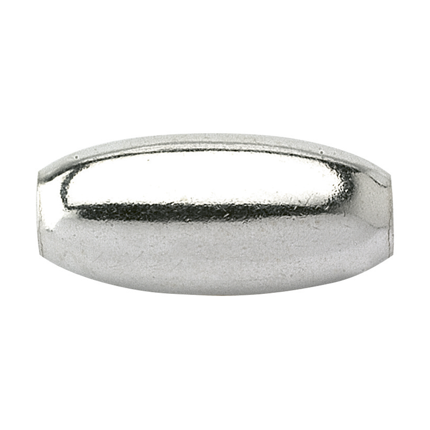 Olive, 925Ag Polished, ø 5 x 10 mm - 1 piece