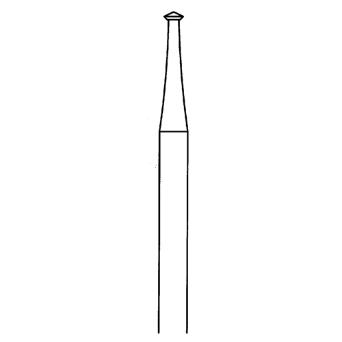 Doppelkegelfräser, Fig. 485, 70°, ø 1,6 mm - 1 Stück