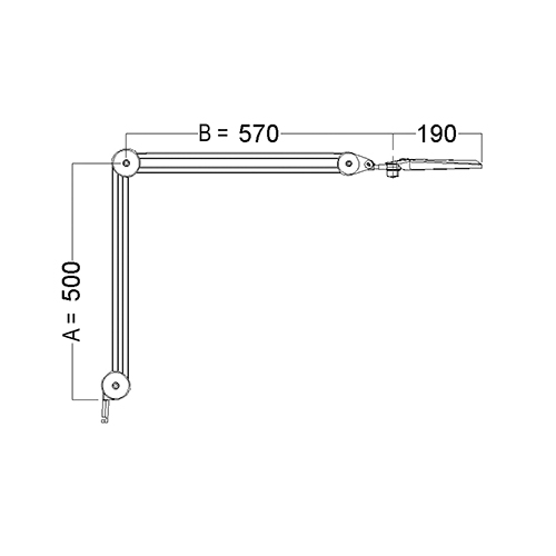 Glamox Luxo Lighting LFM LED G2 Lupenleuchte, 5 dpt - 1 Stück Glamox Luxo Lighting LFM LED G2 Lupenleuchte, 5 dpt - 1 Stück