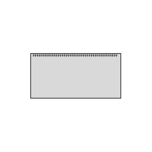 Tray System Inlay, White, with Hook Strip, 448 x 224 mm - 1 piece
