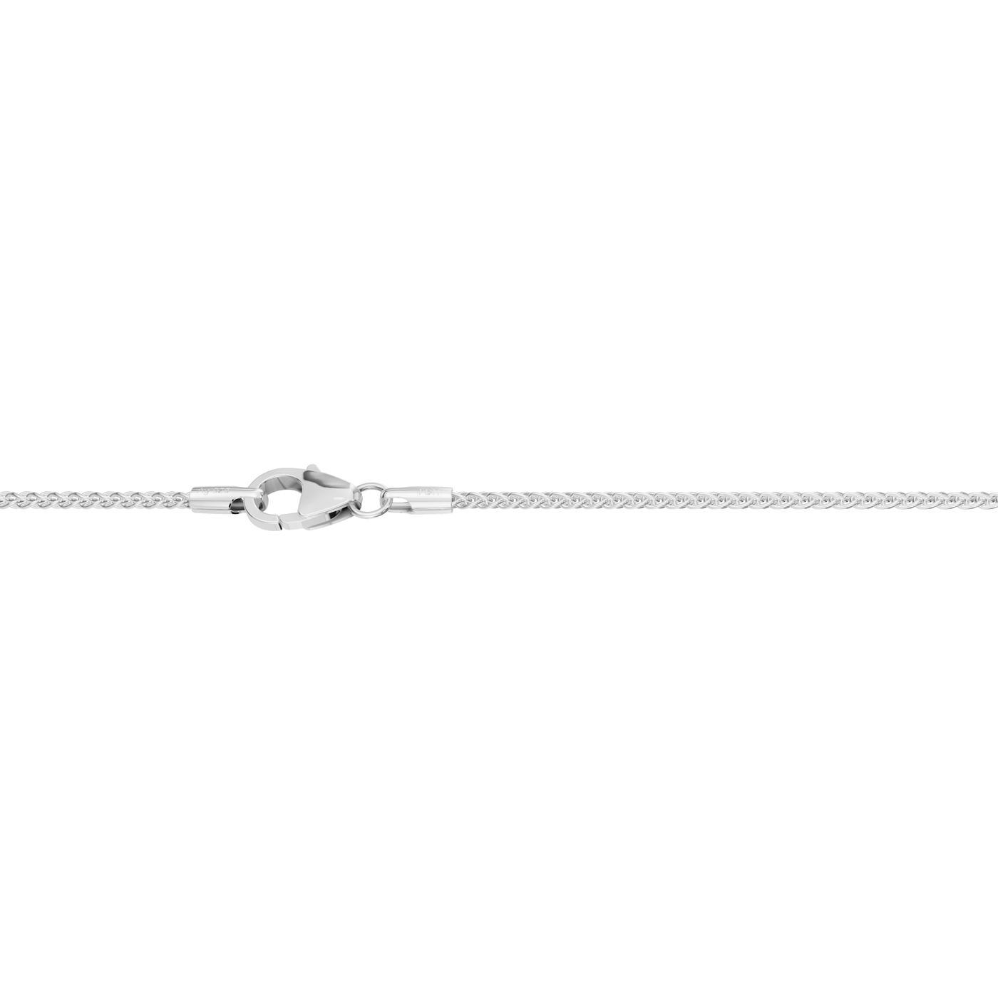 FBM Zopfkette, 925 Ag, 1,30 mm, 45 cm - 1 Stück