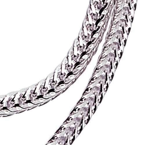 Foxtail Chain, 925Ag, 1.50 mm, 42 cm - 1 piece