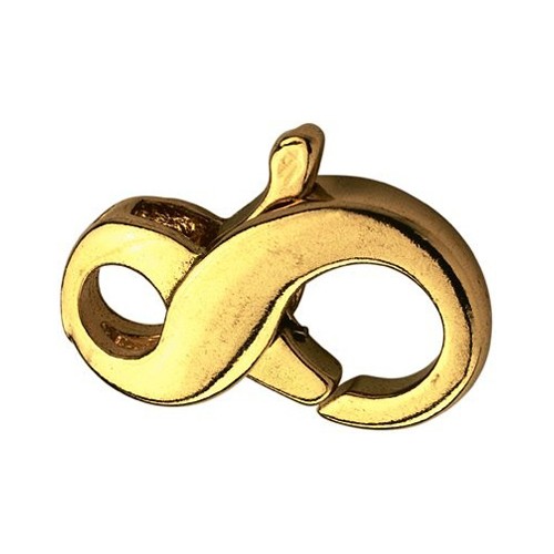 Lobster Clasp, 750G, 7 x 11,5 mm - 1 piece