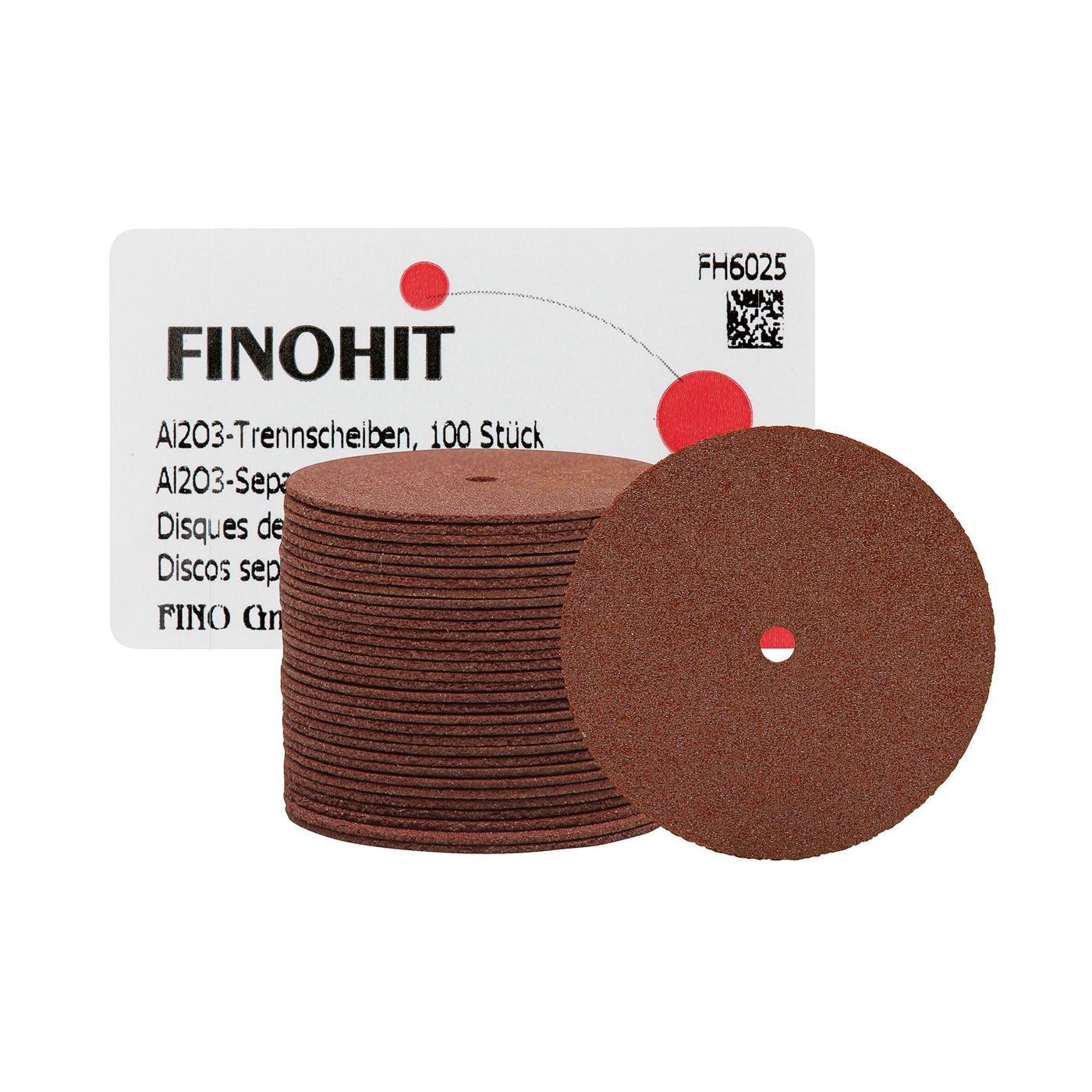 FINOHIT Separating Discs, Aluminium Oxide, ø 23.8 x 0.6 mm - 100 pieces