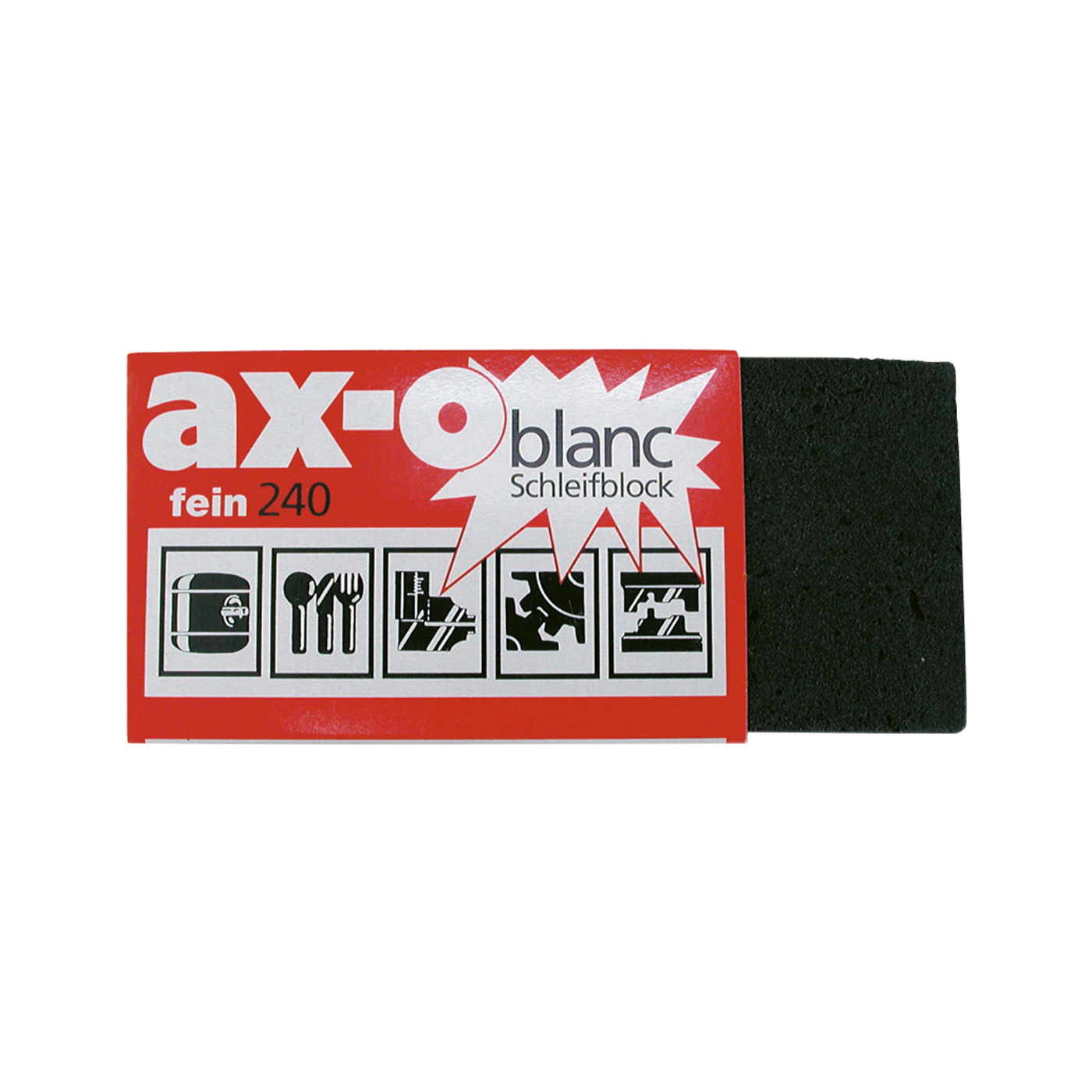 Artifex ax-o blanc Schleifblock, mittel, Körnung 120 - 1 Stück