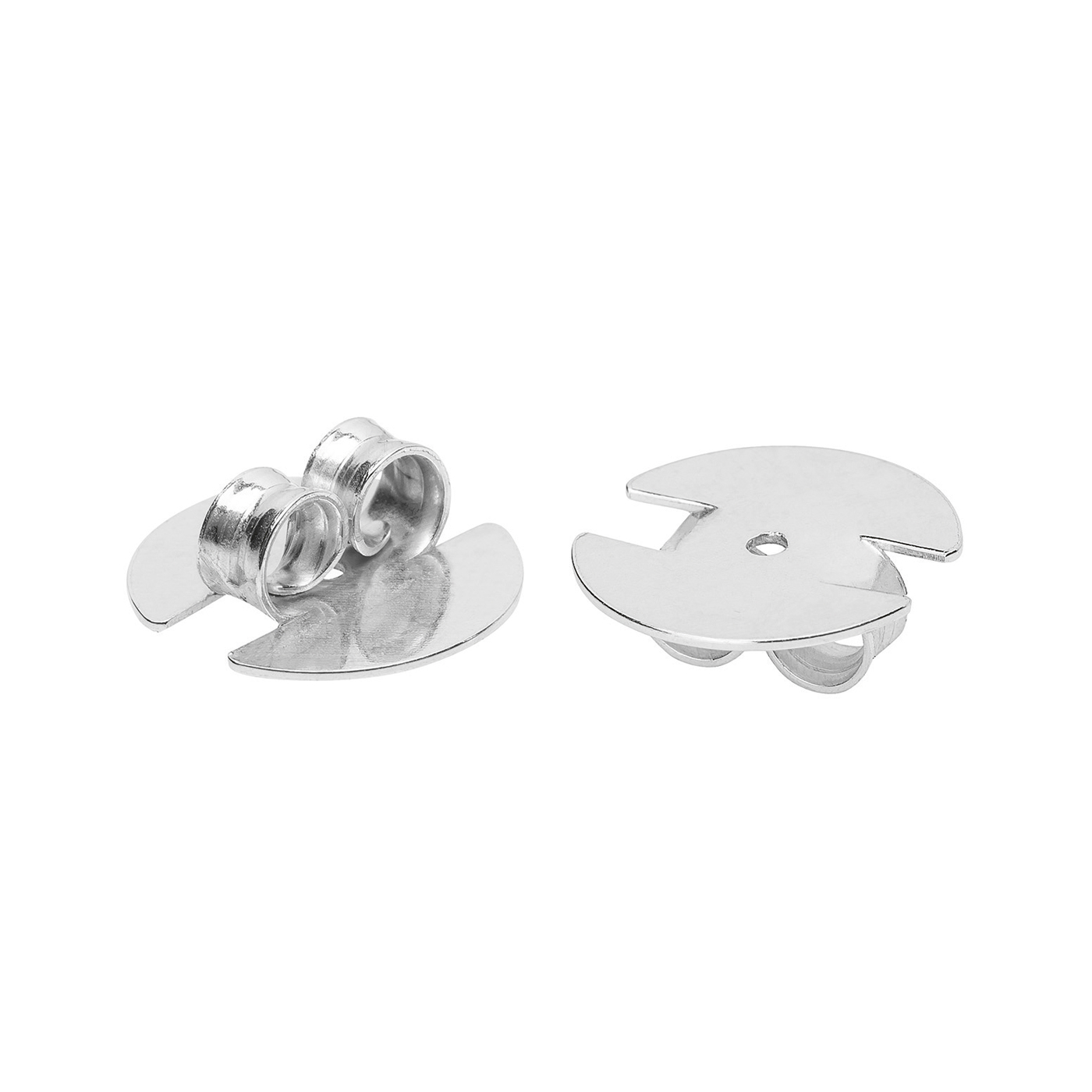 Ear Nut, 925Pt, ø 10 mm - 1 piece