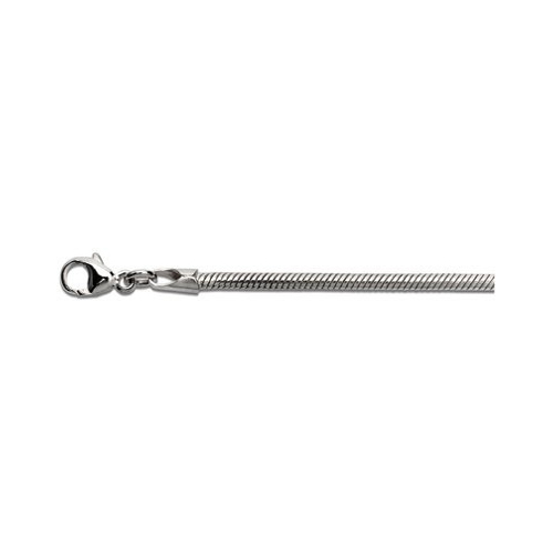 Snake Chain, 925Ag, 1.20 mm, 45 cm - 1 piece