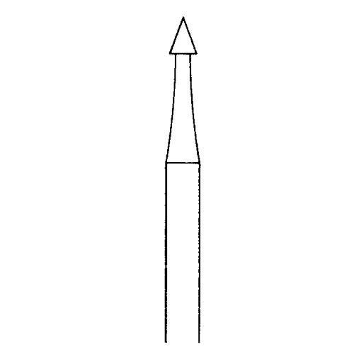 Spitzfräser, Fig. 5, ø 1,6 mm - 1 Stück