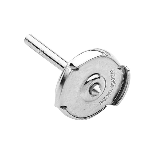 Safety Ear Nut with Pin, 925Ag, ø 7 mm - 1 piece