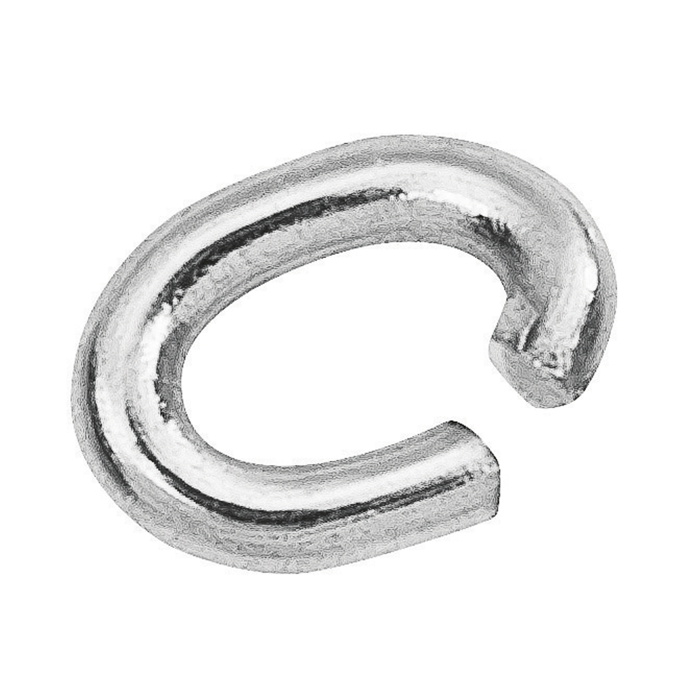 Binderinge, 925 Ag, oval, ø 3 mm - 50 Stück
