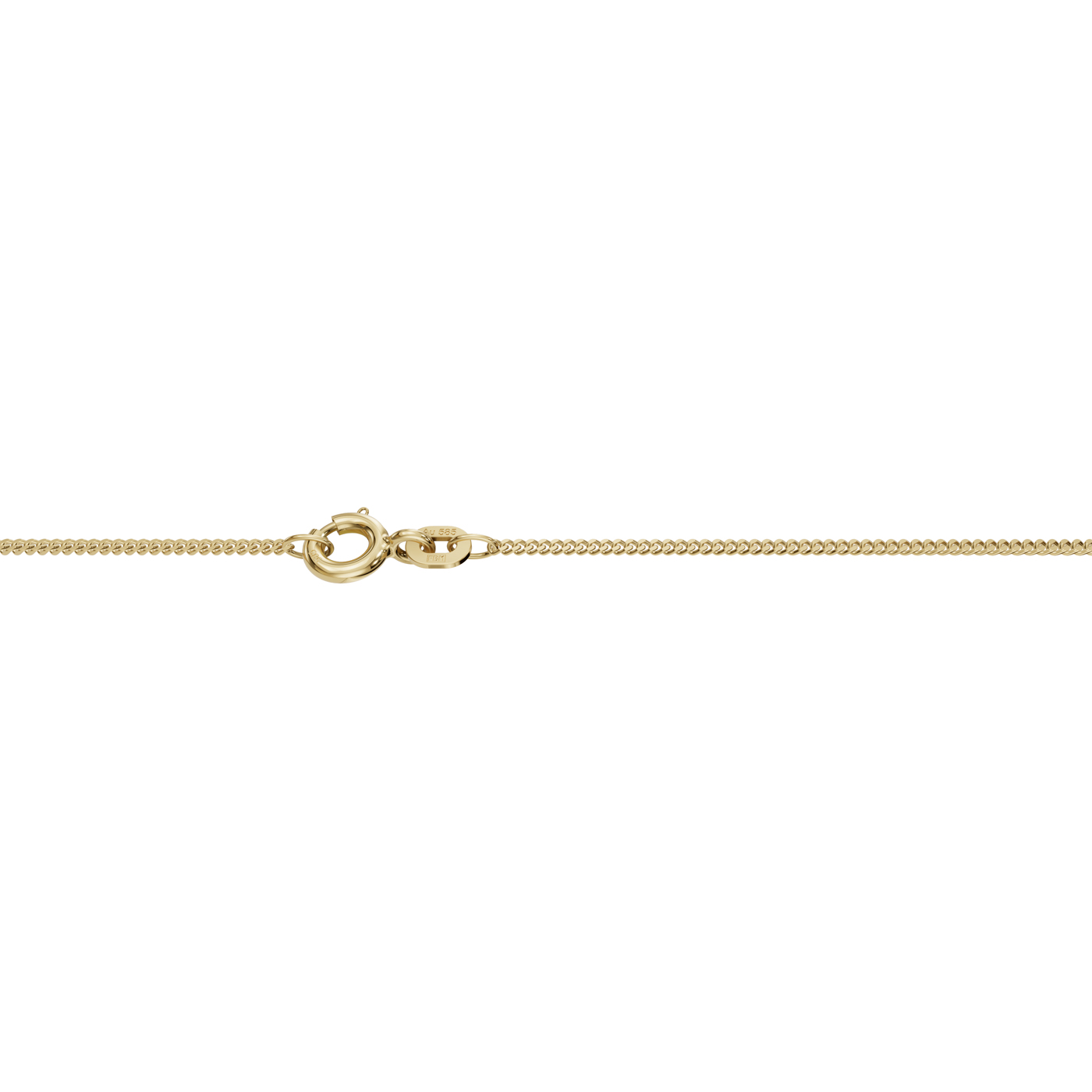 FBM Ankerkette diamantiert, 585 G, 1,30 mm, 45 cm - 1 Stück