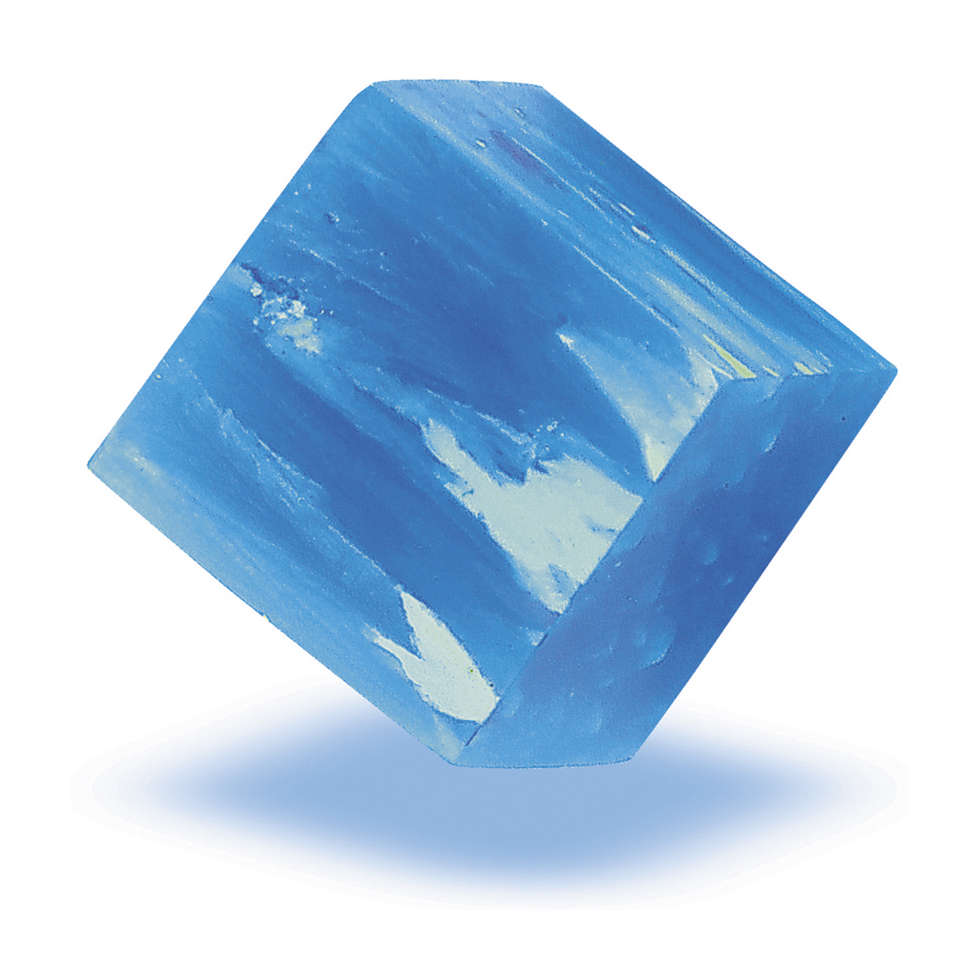 Opal Imitation, Turquoise Blue, Cube, 5.00 x 5.00 mm - 1 piece