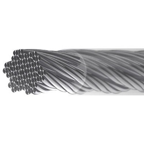 Jewelry Wire Steel Wire, Steel-Coloured, 49 Strands,ø 0.35mm - 30,5 m