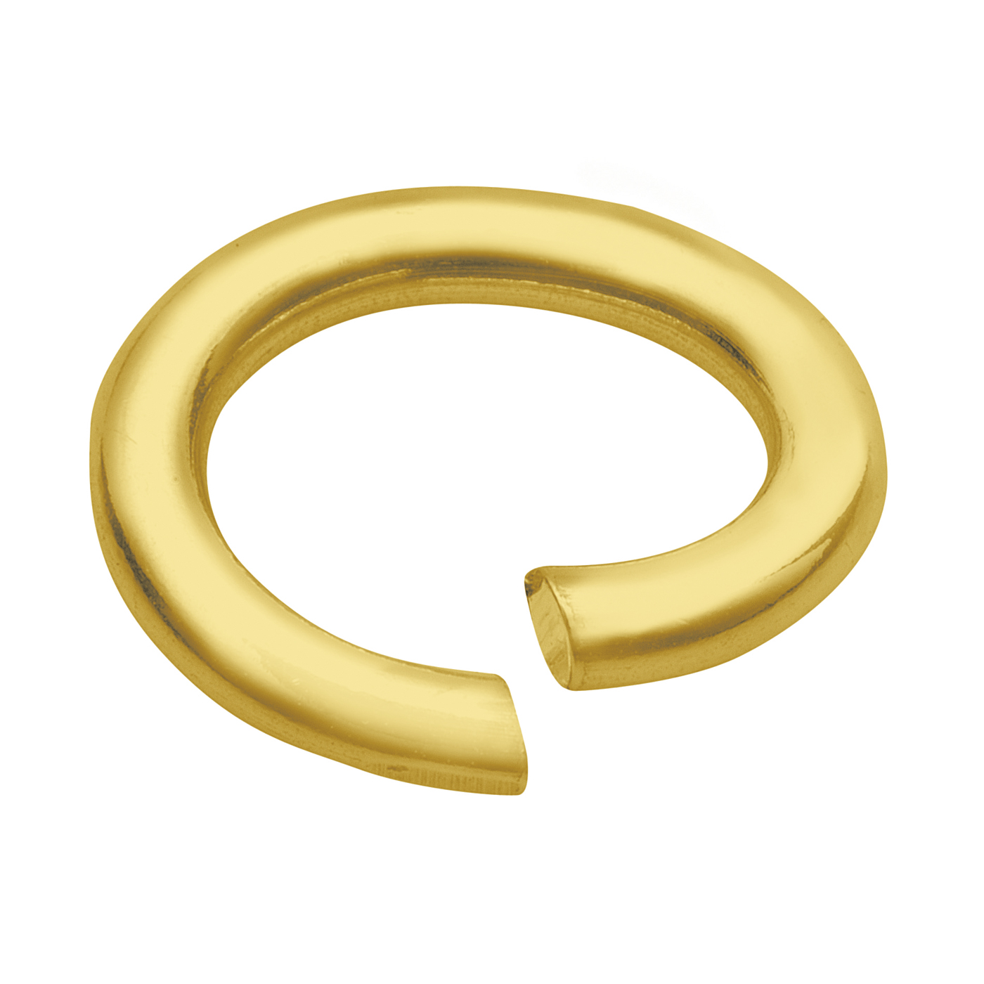 Binding Rings, oval, 585G, ø 9 mm - 5 pieces