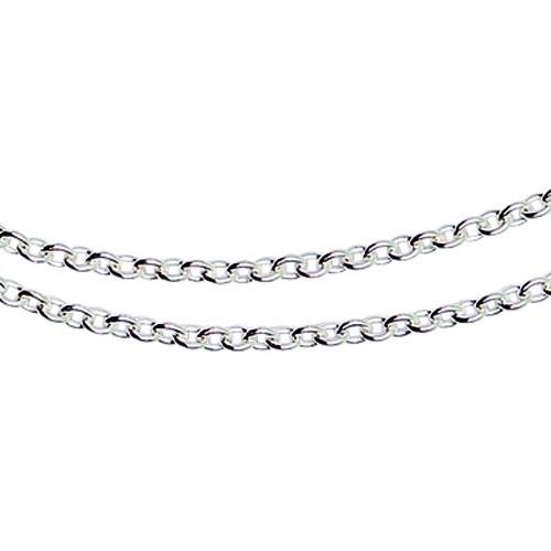 Trace Chain, 925Ag, 1.60 mm, 40 cm - 1 piece