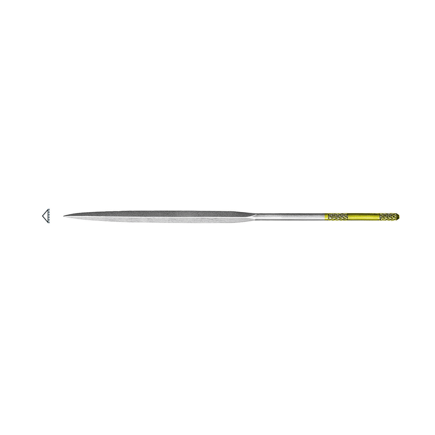 Valtitan Nadelfeile, Barett, Hieb 2, 180 mm - 1 Stück