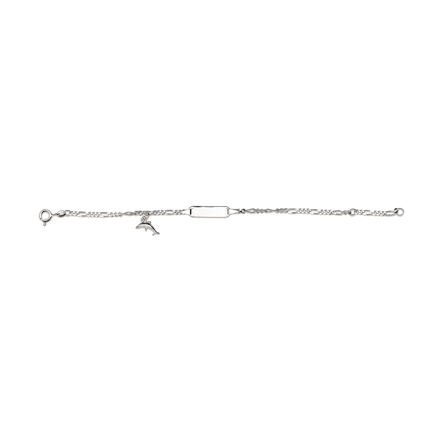 Identity Bracelet, Dolphin, 925Ag, 12-14 cm - 1 piece