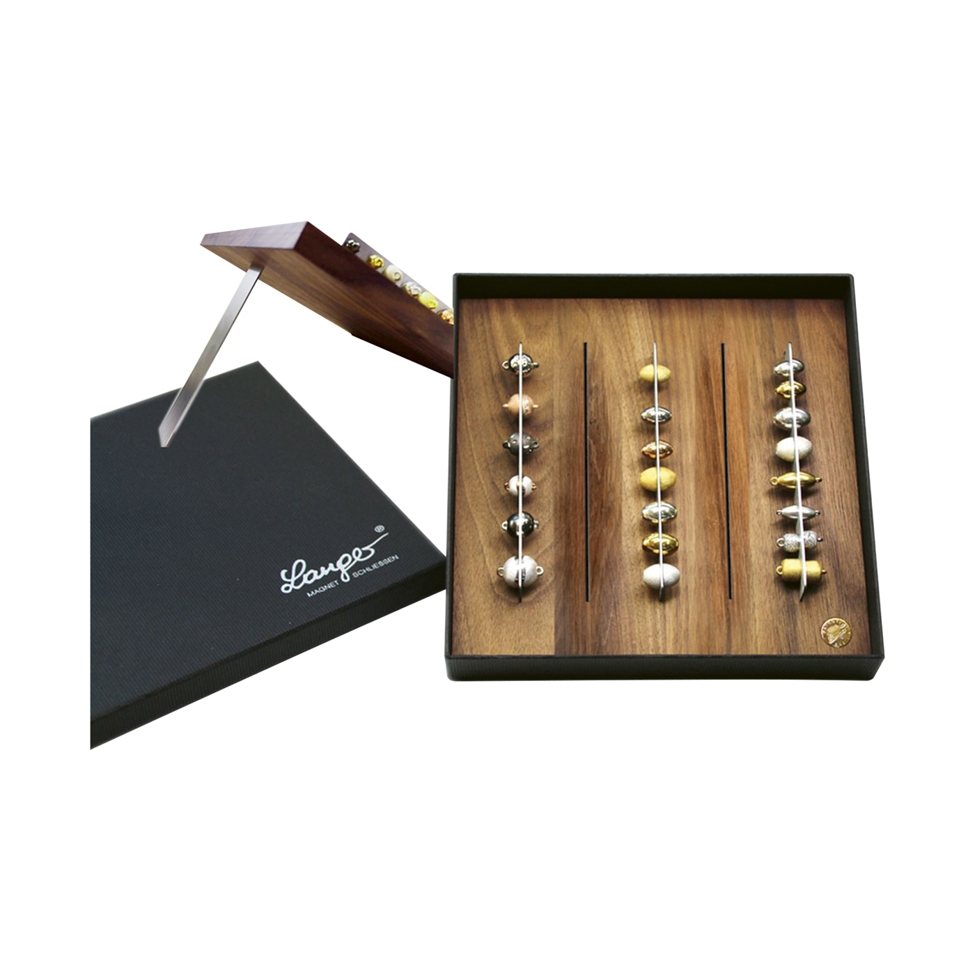 Langer Magnetschließen Aufbewahrungsbox, für Magnetschließen, 165 x 165 x 30 mm - 1 Stück Langer Magnetschließen Aufbewahrungsbox, für Magnetschließen, 165 x 165 x 30 mm - 1 Stück