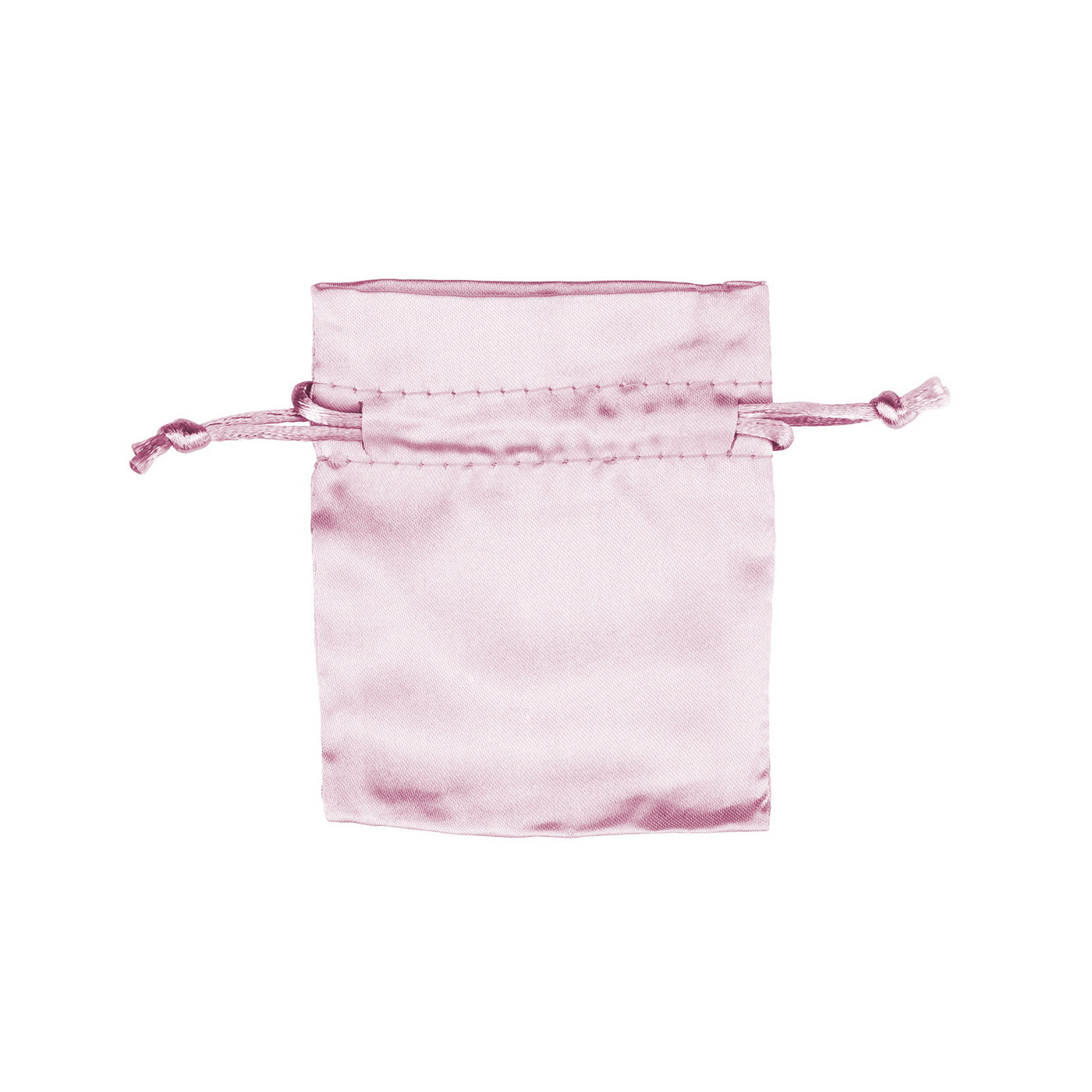 Satinbeutel mini, rosa, 75 x 90 mm - 1 Stück
