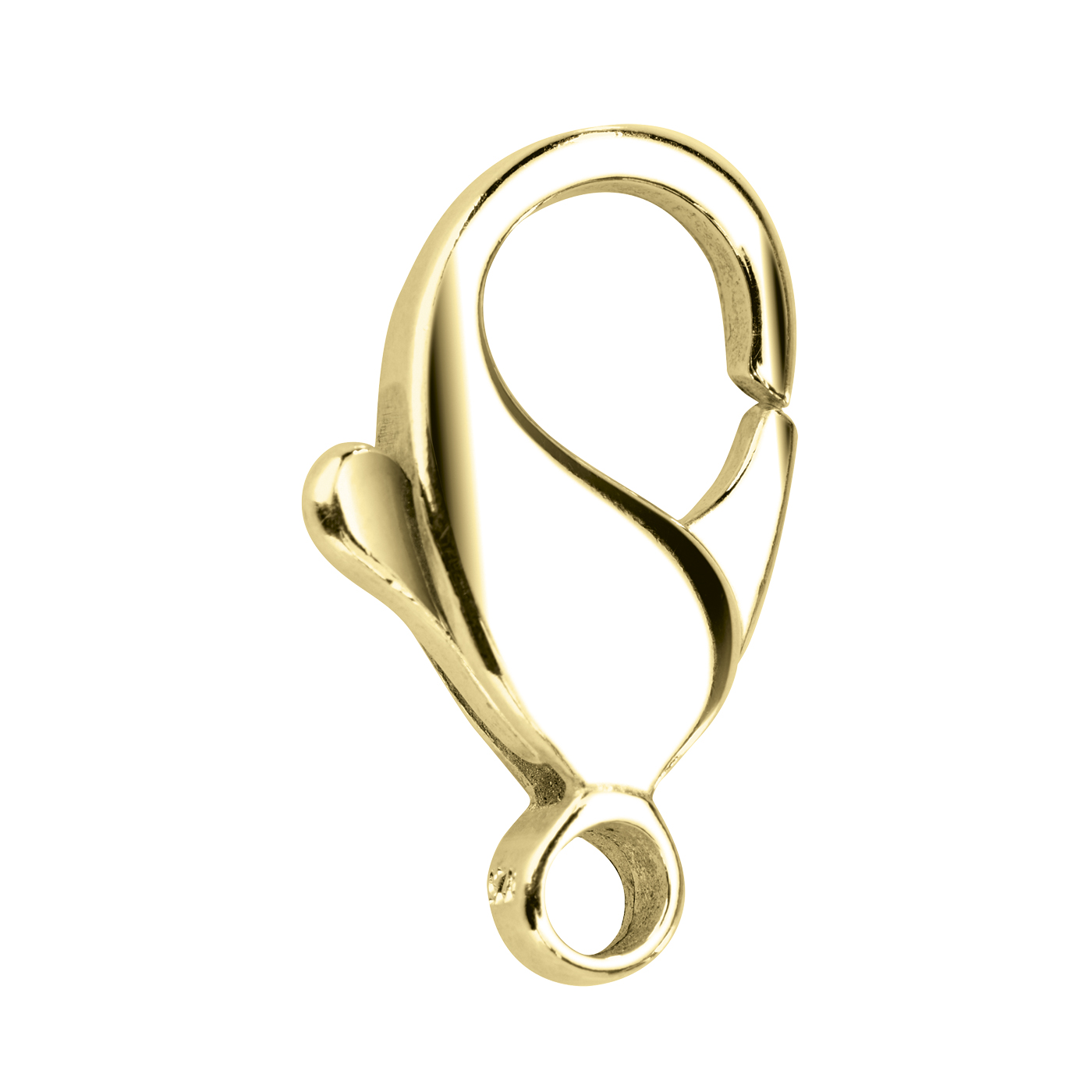 Karabiner, 750 G, 17 mm, bauchig, schwere Ausführung - 1 Stück