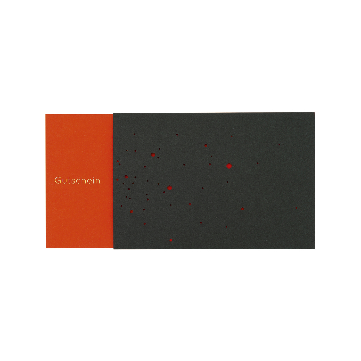PICA-Design Geschenkgutschein, orange - 1 Stück