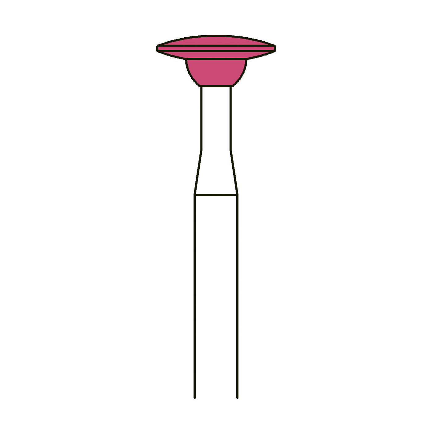 Busch Edelkorund-Schleifkörper, Fig. 632, ø 6,5 mm - 1 Stück Busch Edelkorund-Schleifkörper, Fig. 632, ø 6,5 mm - 1 Stück