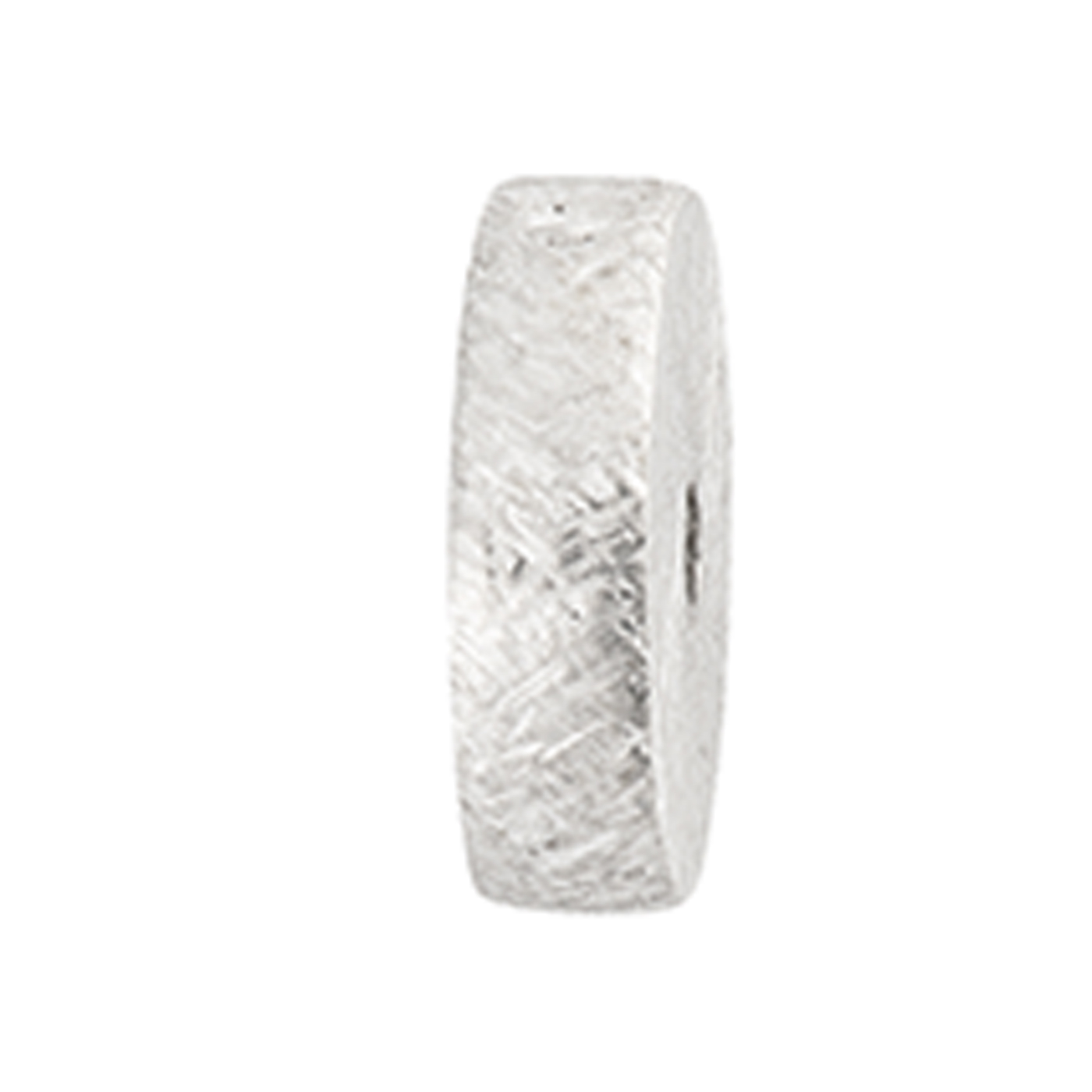 Intermediate Piece, Cylinder, 925Ag, ø 12 x 3 mm, Tarnished - 1 piece