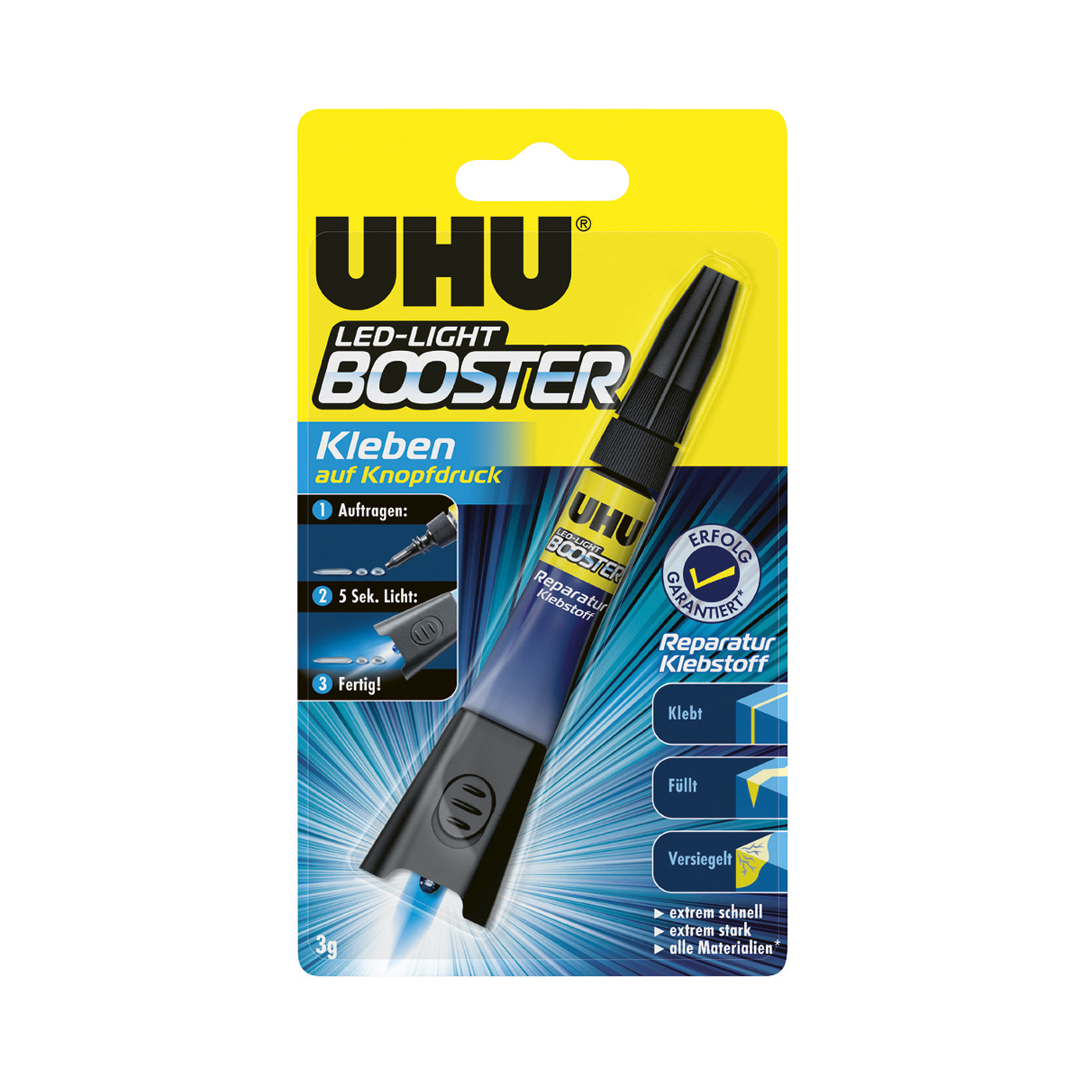 UHU LED Light Booster Repair Adhesive - 3 g