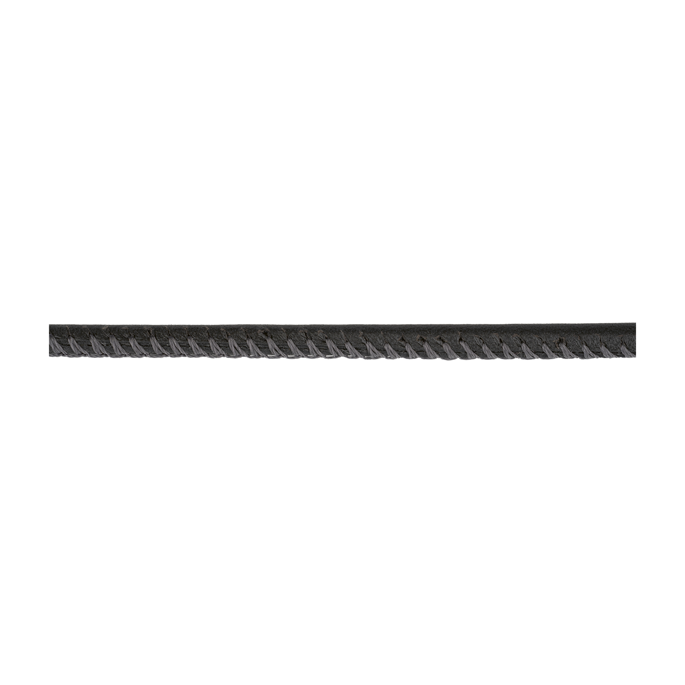 Lederband, grau, ø 2,5 mm, aus Kalbsleder - 1 m