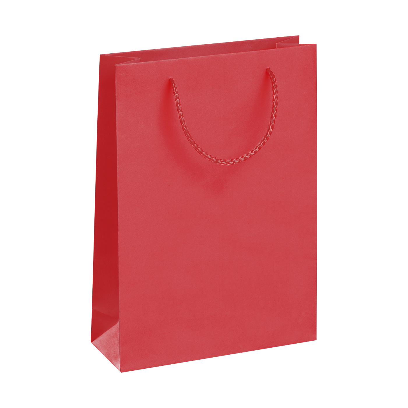 Tragetasche, rot, 190 x 270 x 70 mm, aus Papier - 1 Stück Tragetasche, rot, 190 x 270 x 70 mm, aus Papier - 1 Stück