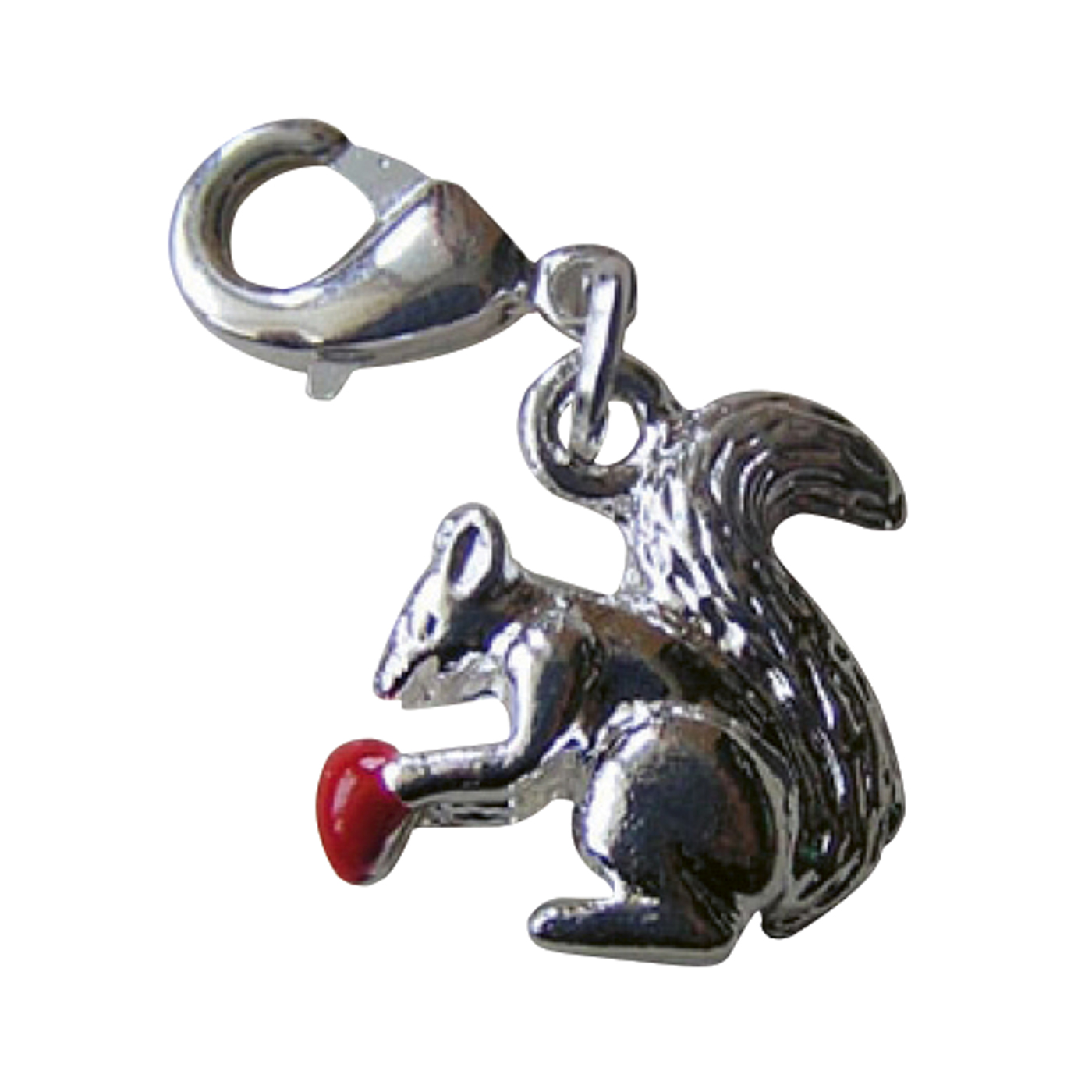 Charivari Charm, Metalllegierung, Eichhörnchen, 14 x 17 mm - 1 Stück