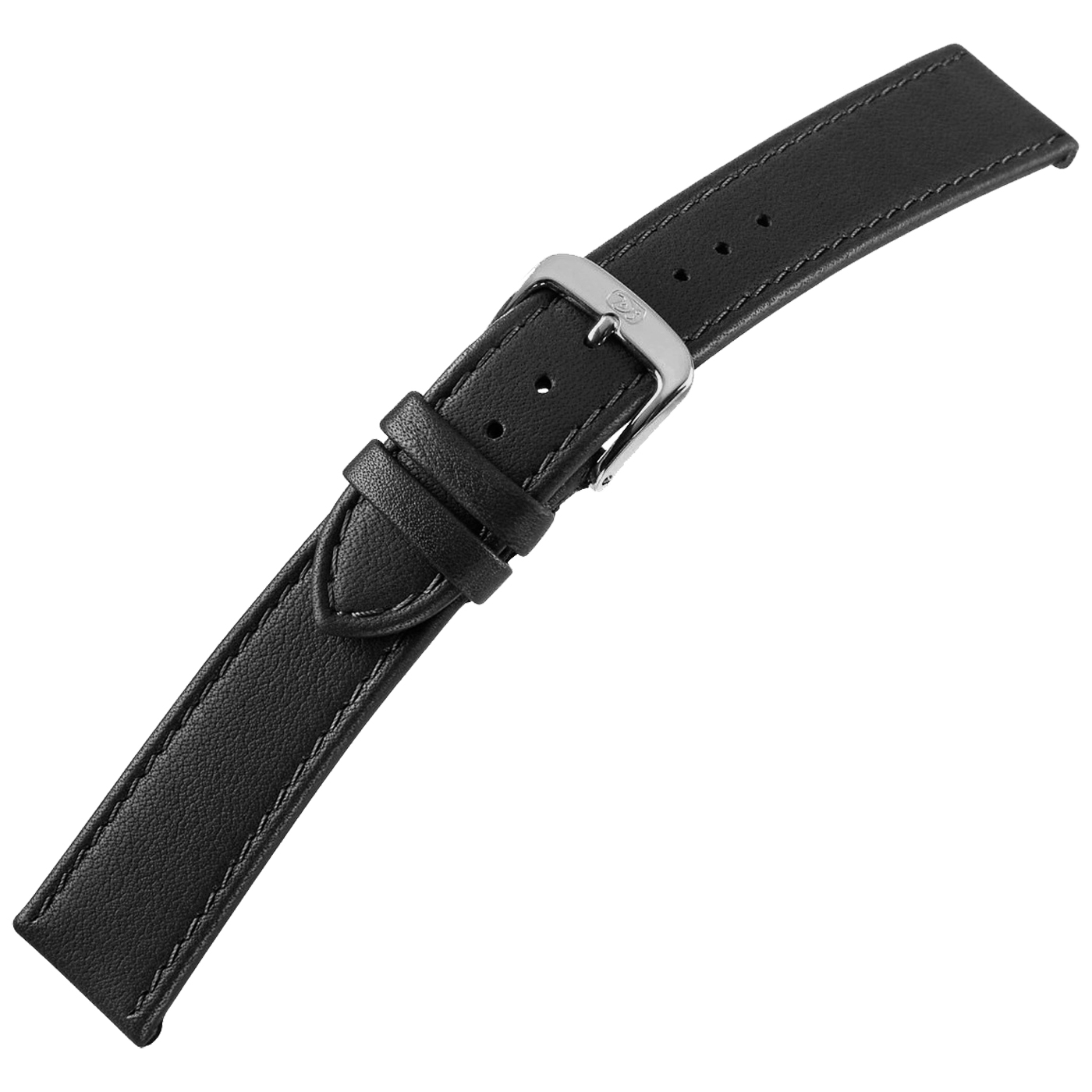 Di-Modell Uhrenarmband Softina, Herren, schwarz, 16 mm - 1 Stück