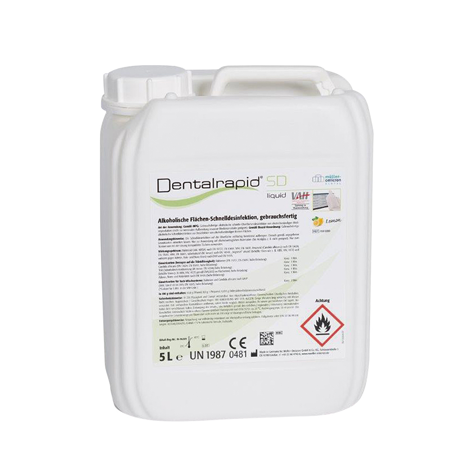 Müller-Omicron Dentalrapid SD liquid Flächendesinfektion, flower - 5000 ml